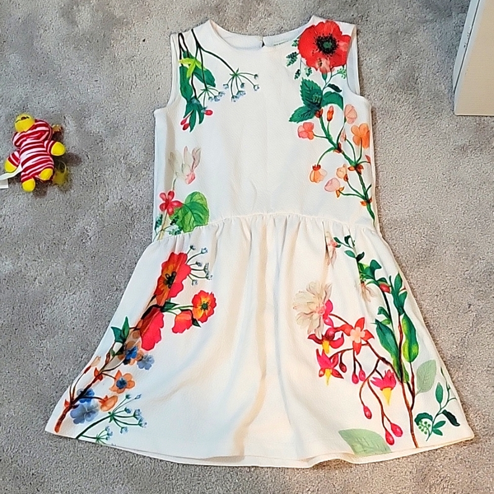 Beautiful spring flower dress